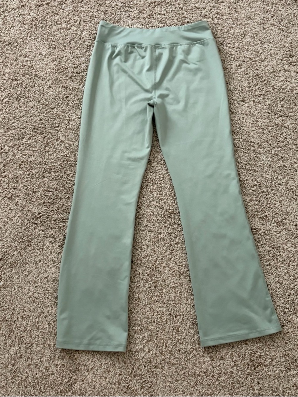 Athletic Works Sage Green High-Rise Flare Leggings - Picture 3 of 4